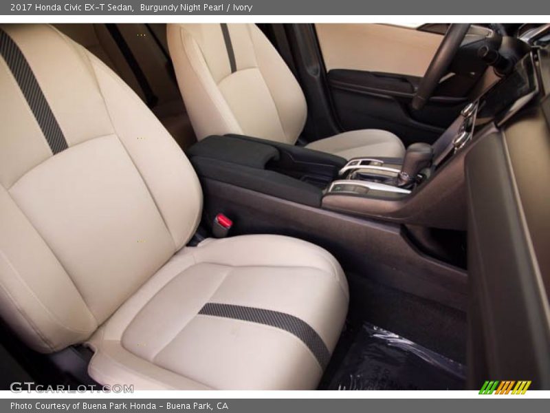 Front Seat of 2017 Civic EX-T Sedan