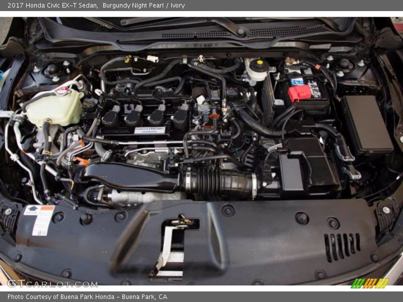  2017 Civic EX-T Sedan Engine - 1.5 Liter Turbocharged DOHC 16-Valve 4 Cylinder