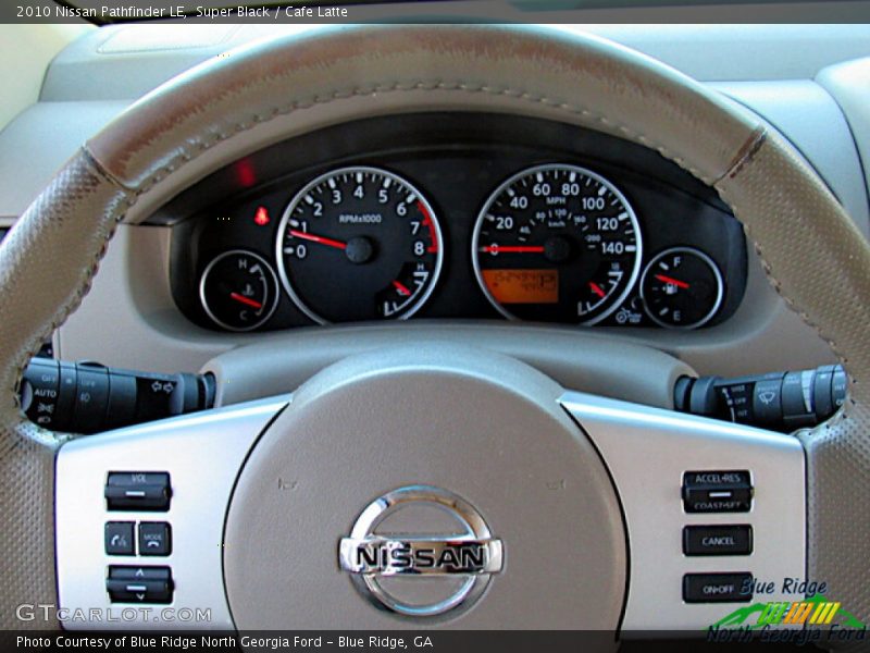 Super Black / Cafe Latte 2010 Nissan Pathfinder LE
