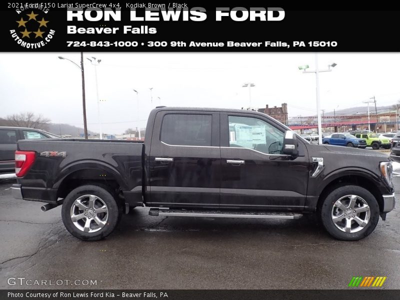 Kodiak Brown / Black 2021 Ford F150 Lariat SuperCrew 4x4