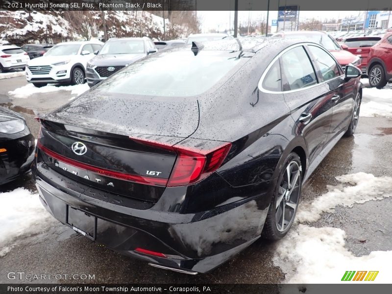 Phantom Black / Black 2021 Hyundai Sonata SEL Plus