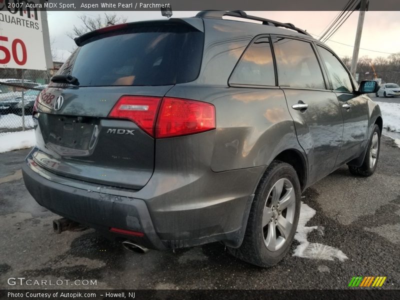 Aspen White Pearl / Parchment 2007 Acura MDX Sport