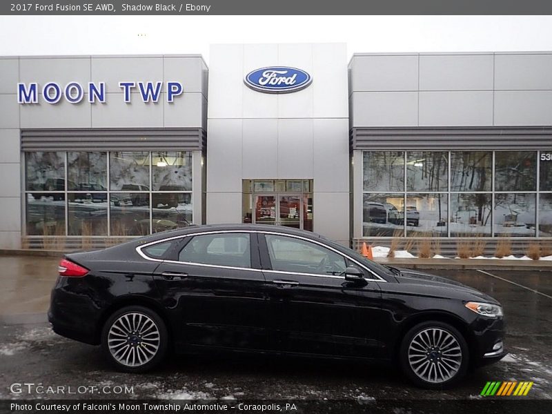 Shadow Black / Ebony 2017 Ford Fusion SE AWD