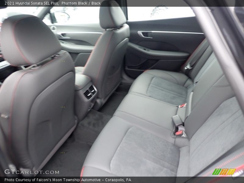 Phantom Black / Black 2021 Hyundai Sonata SEL Plus
