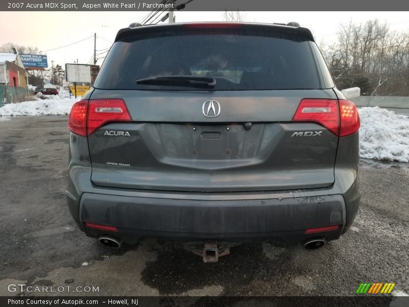 Aspen White Pearl / Parchment 2007 Acura MDX Sport