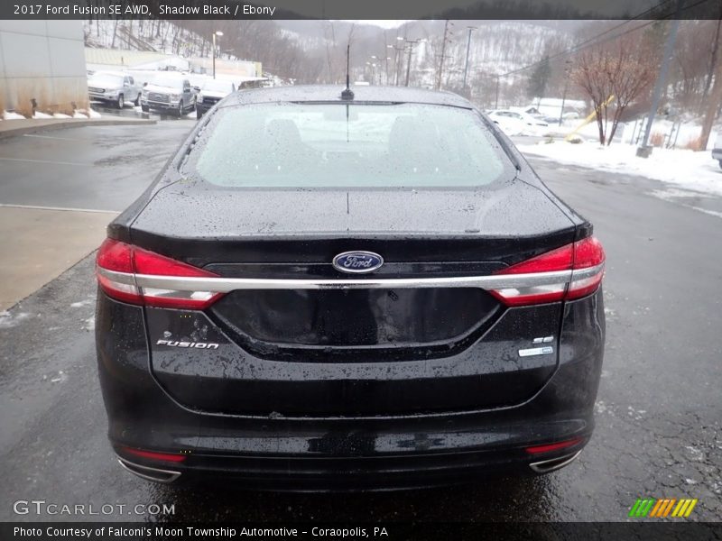 Shadow Black / Ebony 2017 Ford Fusion SE AWD