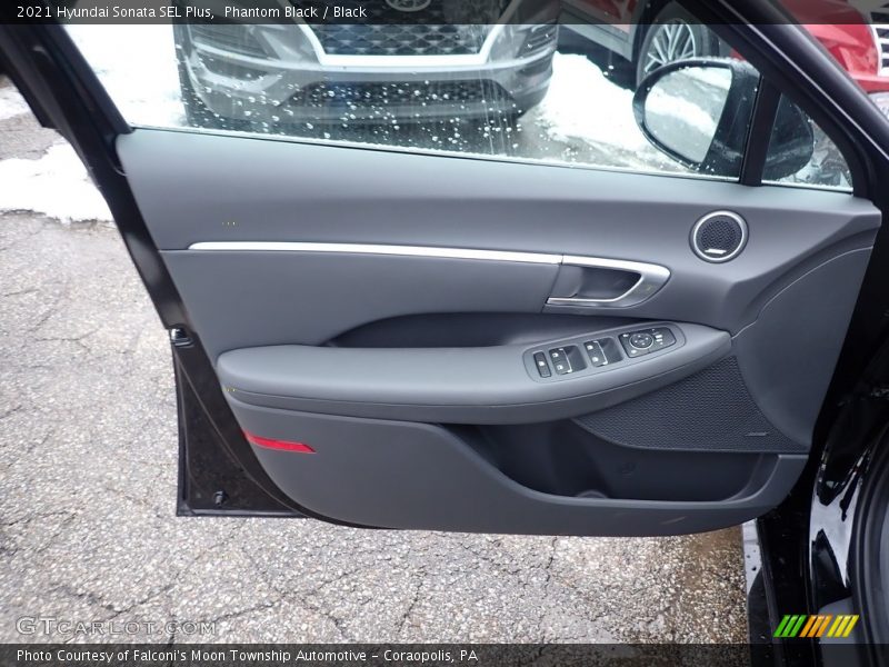 Phantom Black / Black 2021 Hyundai Sonata SEL Plus