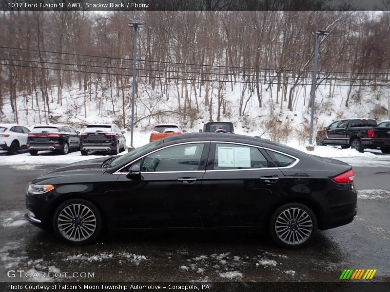 Shadow Black / Ebony 2017 Ford Fusion SE AWD