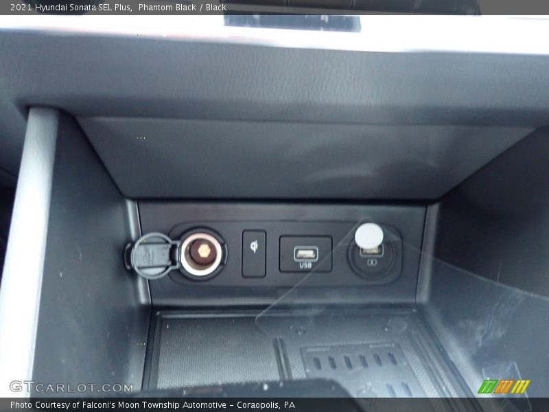 Phantom Black / Black 2021 Hyundai Sonata SEL Plus