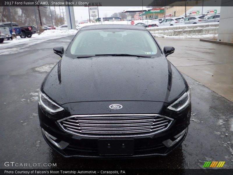 Shadow Black / Ebony 2017 Ford Fusion SE AWD