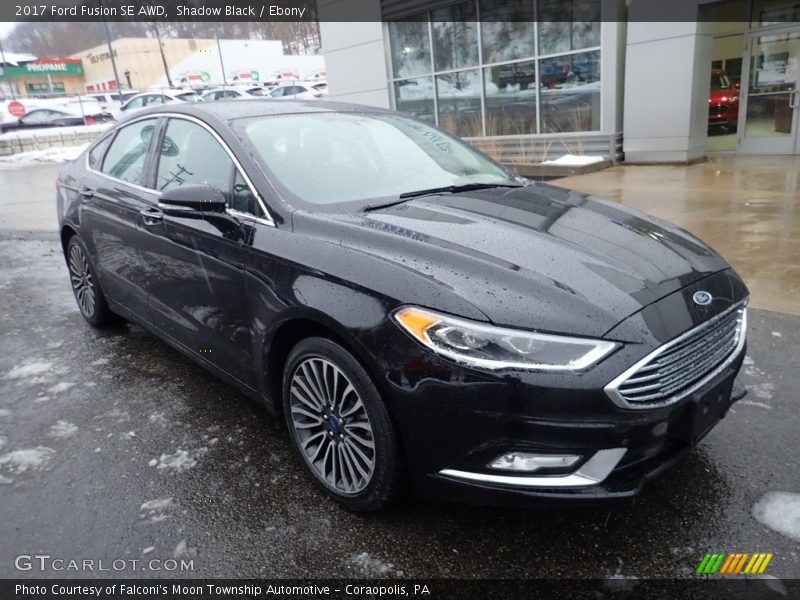 Shadow Black / Ebony 2017 Ford Fusion SE AWD