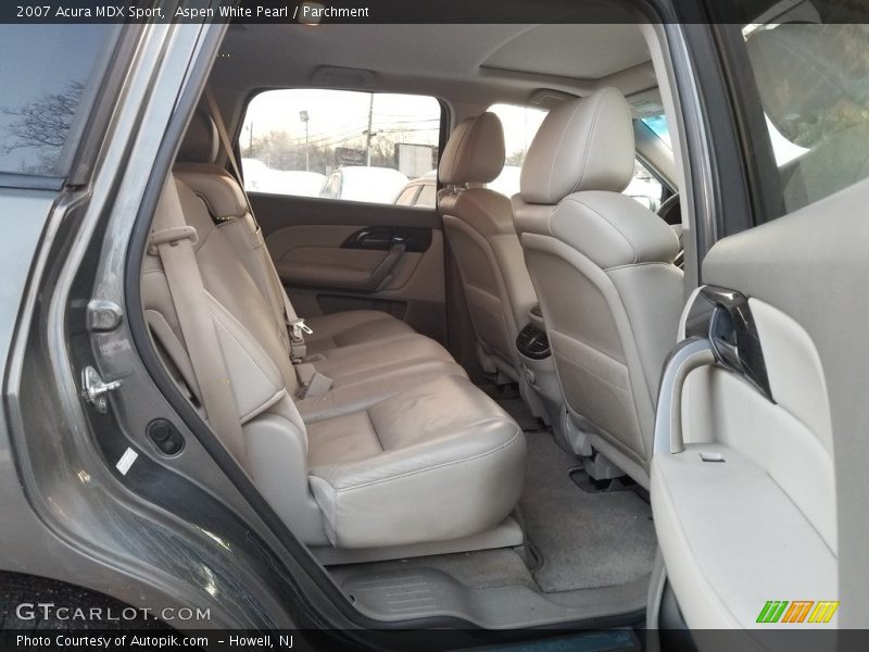 Aspen White Pearl / Parchment 2007 Acura MDX Sport