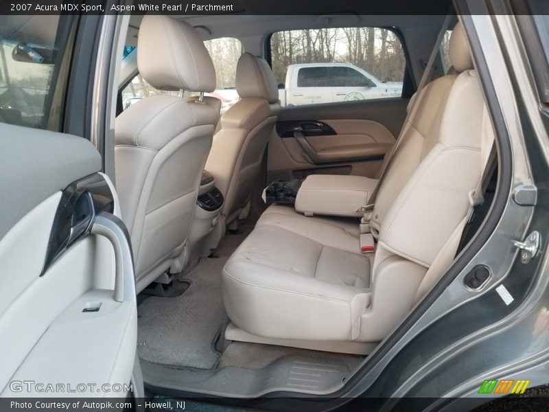 Aspen White Pearl / Parchment 2007 Acura MDX Sport