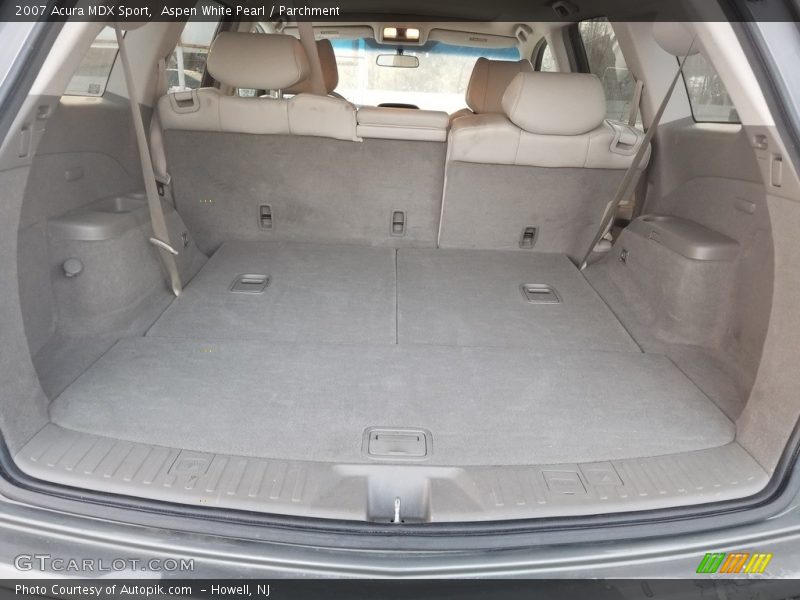 Aspen White Pearl / Parchment 2007 Acura MDX Sport