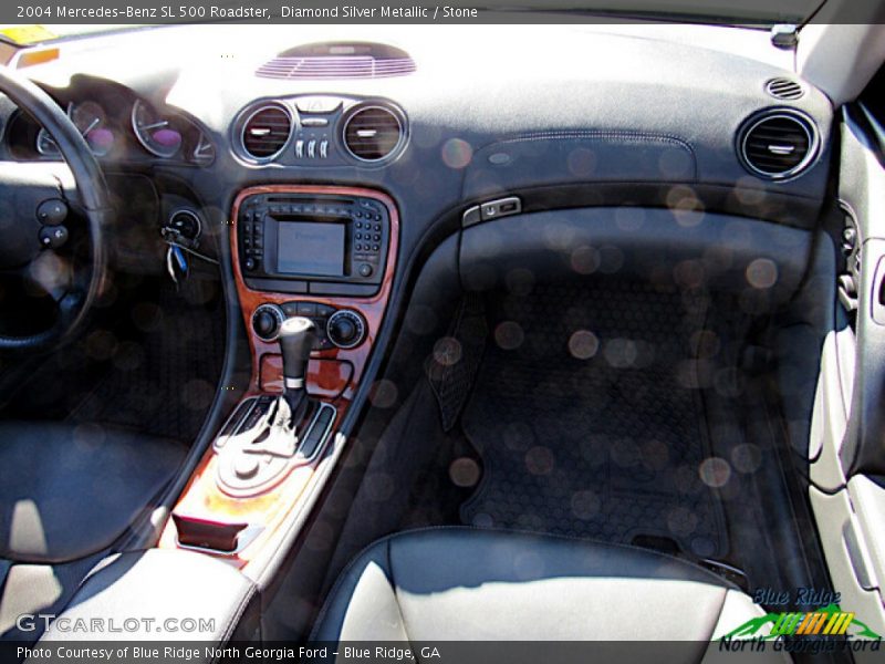 Diamond Silver Metallic / Stone 2004 Mercedes-Benz SL 500 Roadster