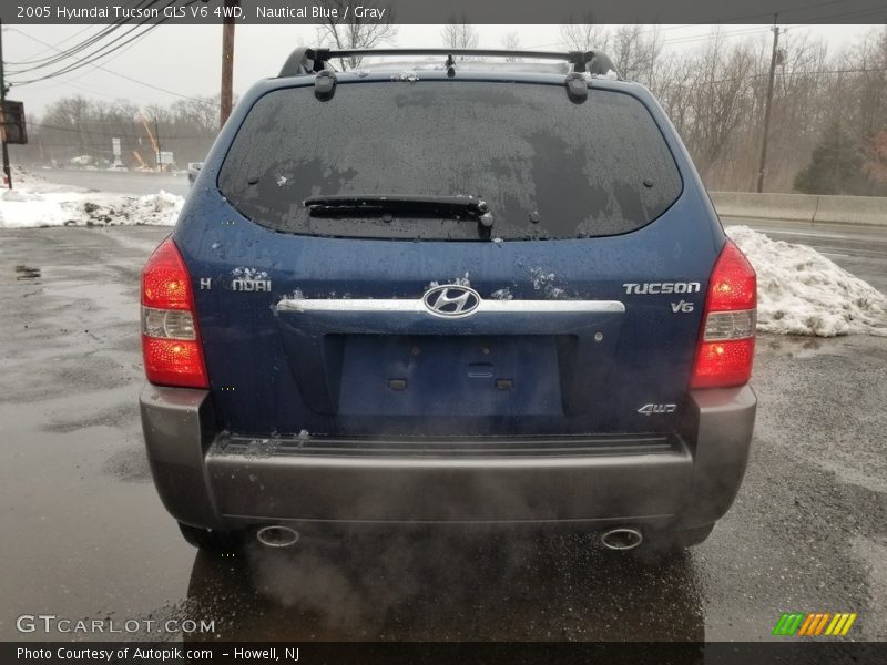Nautical Blue / Gray 2005 Hyundai Tucson GLS V6 4WD