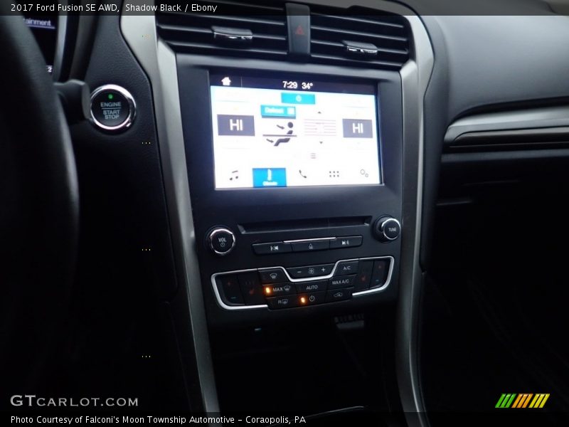 Shadow Black / Ebony 2017 Ford Fusion SE AWD