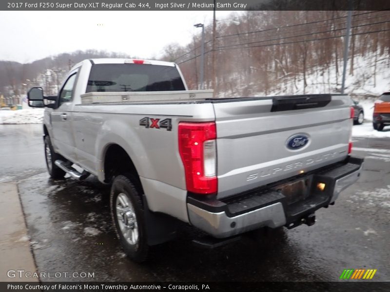 Ingot Silver / Medium Earth Gray 2017 Ford F250 Super Duty XLT Regular Cab 4x4