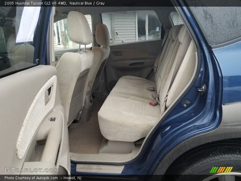 Nautical Blue / Gray 2005 Hyundai Tucson GLS V6 4WD