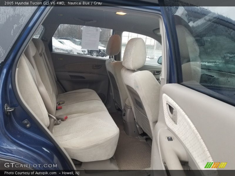 Nautical Blue / Gray 2005 Hyundai Tucson GLS V6 4WD