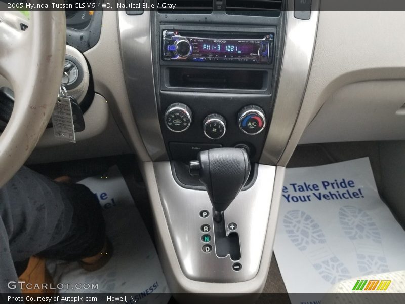 Nautical Blue / Gray 2005 Hyundai Tucson GLS V6 4WD