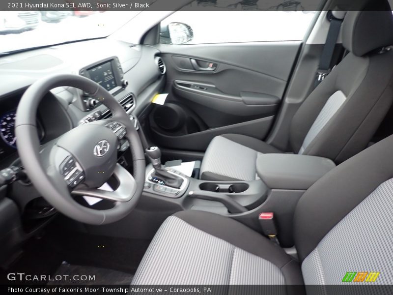 Sonic Silver / Black 2021 Hyundai Kona SEL AWD