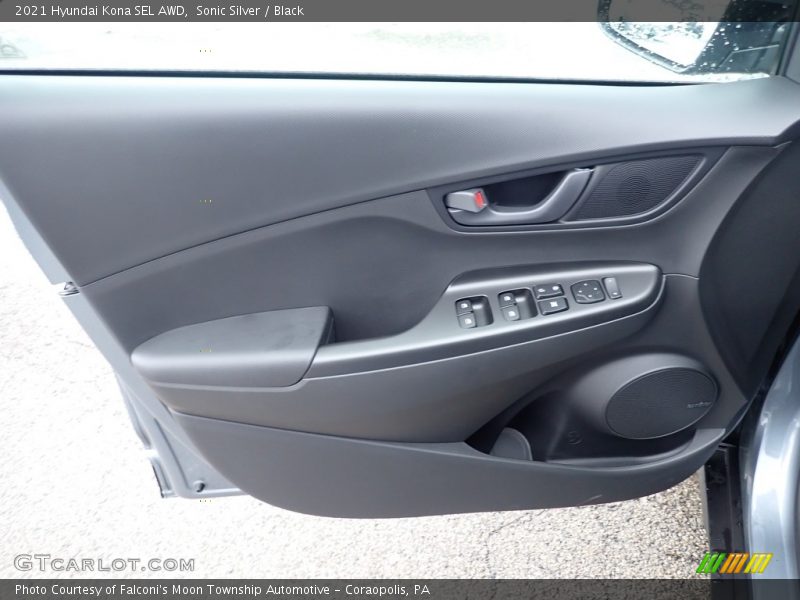 Sonic Silver / Black 2021 Hyundai Kona SEL AWD