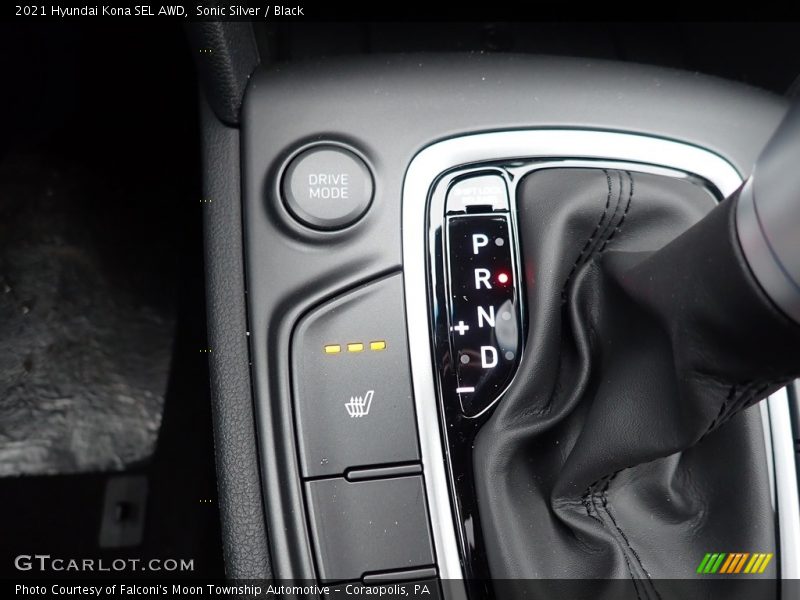 Sonic Silver / Black 2021 Hyundai Kona SEL AWD