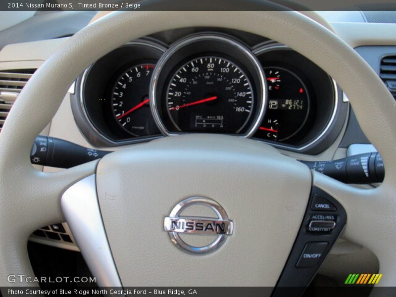 Tinted Bronze / Beige 2014 Nissan Murano S