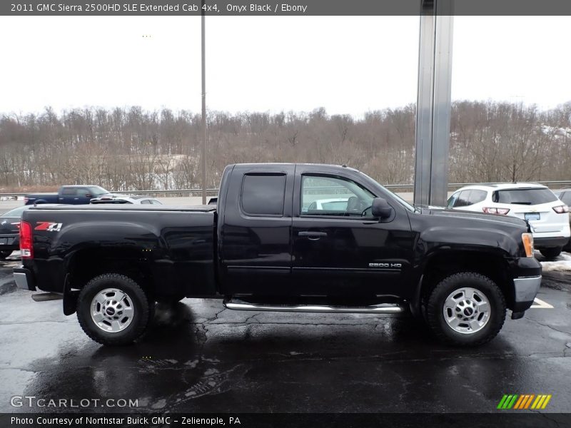 Onyx Black / Ebony 2011 GMC Sierra 2500HD SLE Extended Cab 4x4