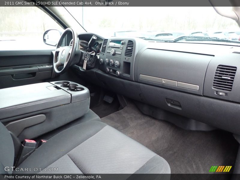 Onyx Black / Ebony 2011 GMC Sierra 2500HD SLE Extended Cab 4x4