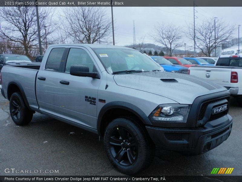 Billet Silver Metallic / Black 2021 Ram 1500 Classic Quad Cab 4x4