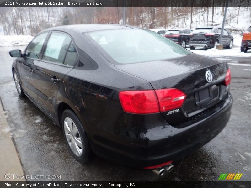 Black / Titan Black 2011 Volkswagen Jetta SE Sedan