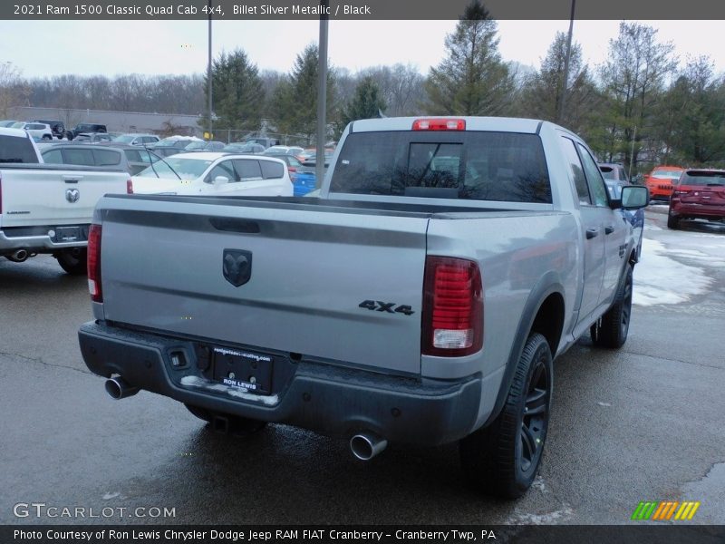 Billet Silver Metallic / Black 2021 Ram 1500 Classic Quad Cab 4x4