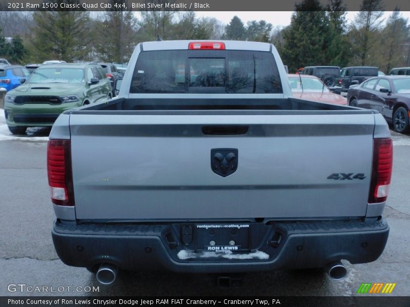 Billet Silver Metallic / Black 2021 Ram 1500 Classic Quad Cab 4x4