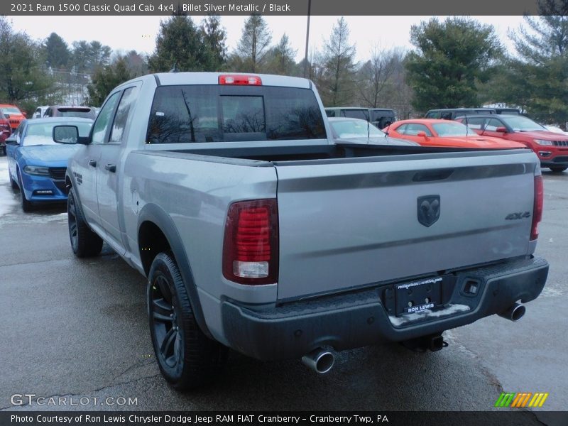 Billet Silver Metallic / Black 2021 Ram 1500 Classic Quad Cab 4x4