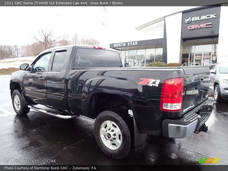 Onyx Black / Ebony 2011 GMC Sierra 2500HD SLE Extended Cab 4x4