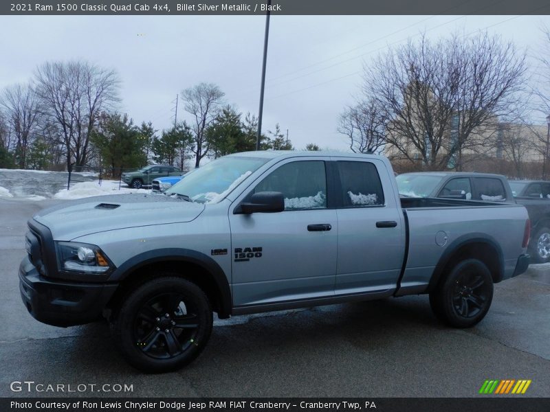 Billet Silver Metallic / Black 2021 Ram 1500 Classic Quad Cab 4x4