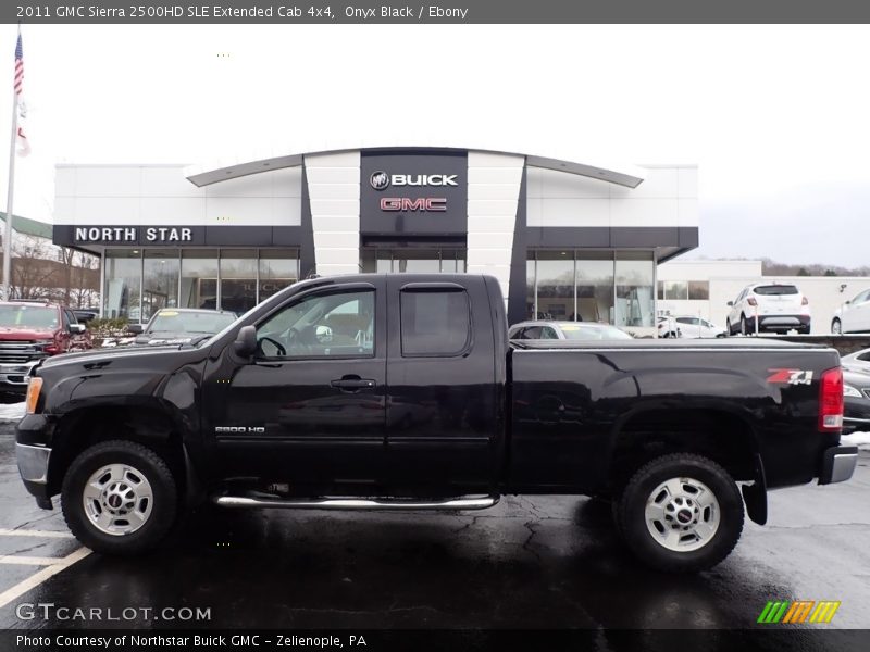 Onyx Black / Ebony 2011 GMC Sierra 2500HD SLE Extended Cab 4x4