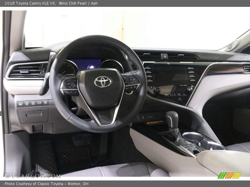 Wind Chill Pearl / Ash 2018 Toyota Camry XLE V6