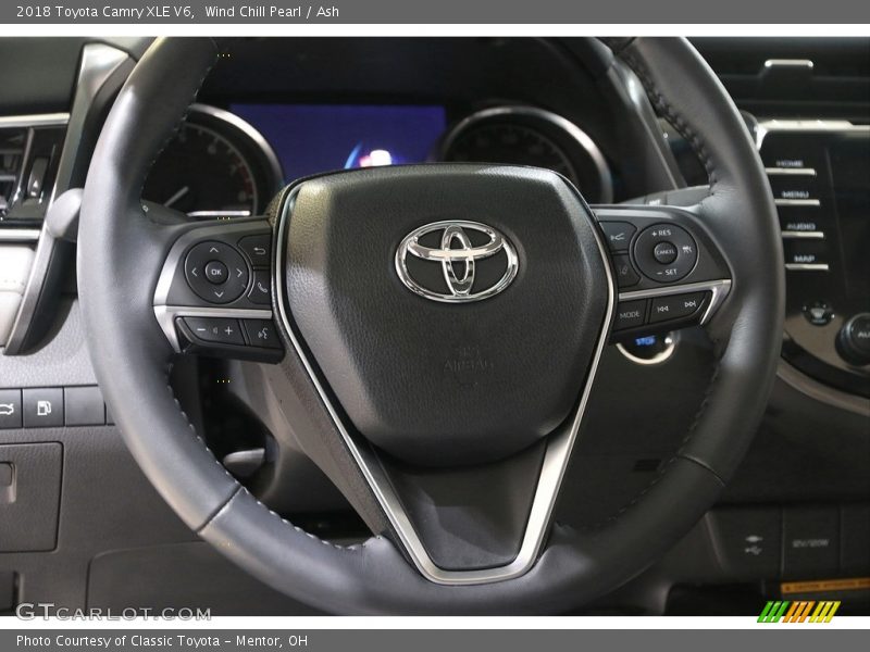Wind Chill Pearl / Ash 2018 Toyota Camry XLE V6