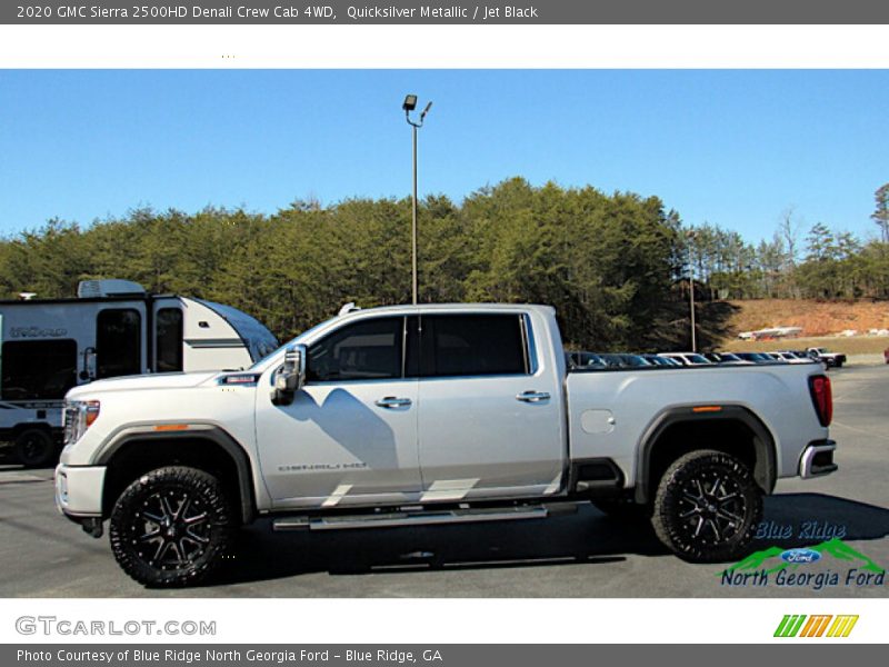 Quicksilver Metallic / Jet Black 2020 GMC Sierra 2500HD Denali Crew Cab 4WD