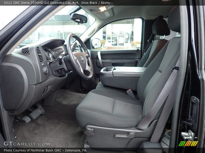 Onyx Black / Ebony 2011 GMC Sierra 2500HD SLE Extended Cab 4x4