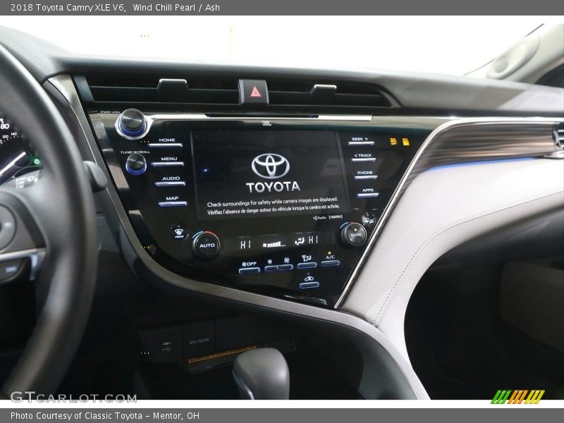Wind Chill Pearl / Ash 2018 Toyota Camry XLE V6