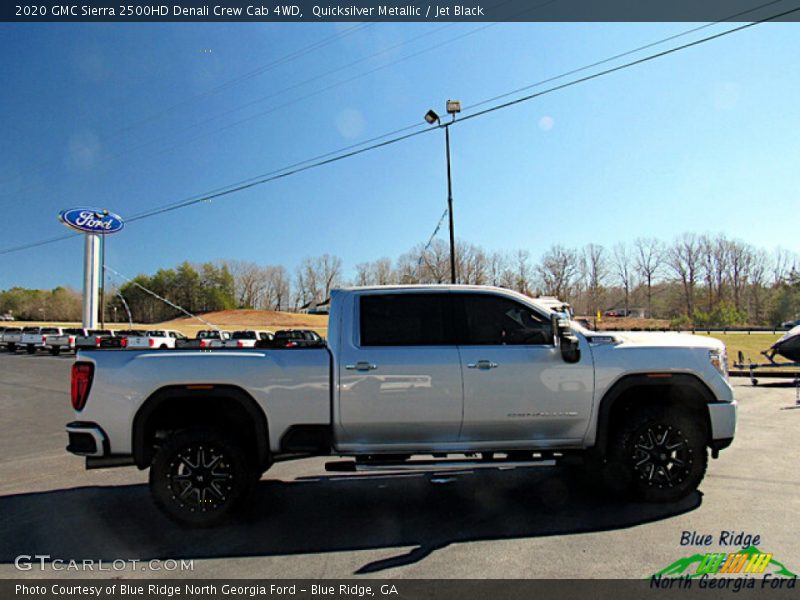 Quicksilver Metallic / Jet Black 2020 GMC Sierra 2500HD Denali Crew Cab 4WD