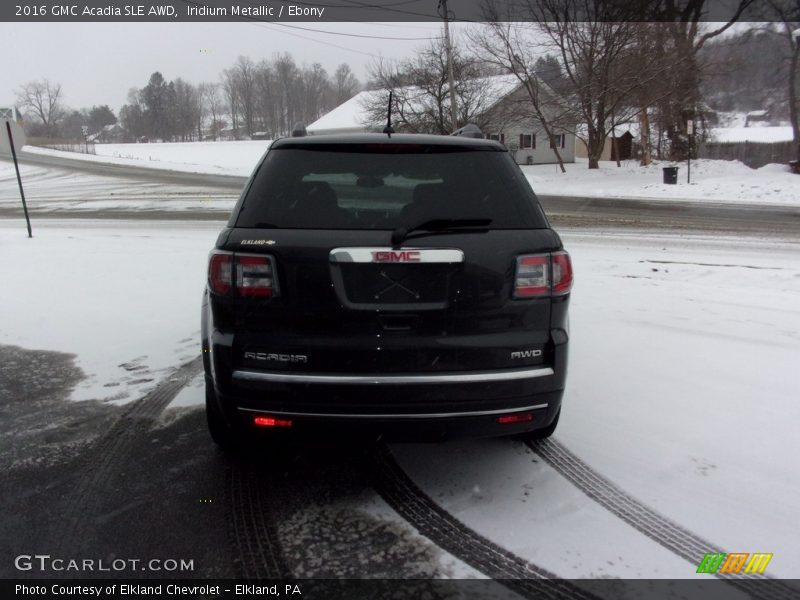 Iridium Metallic / Ebony 2016 GMC Acadia SLE AWD