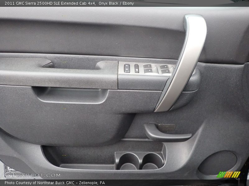 Onyx Black / Ebony 2011 GMC Sierra 2500HD SLE Extended Cab 4x4
