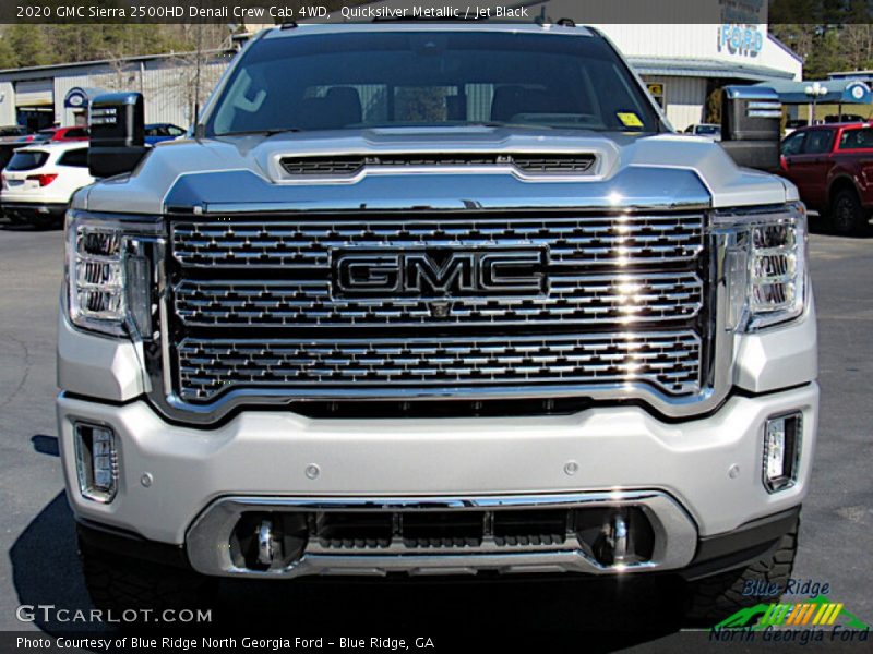 Quicksilver Metallic / Jet Black 2020 GMC Sierra 2500HD Denali Crew Cab 4WD