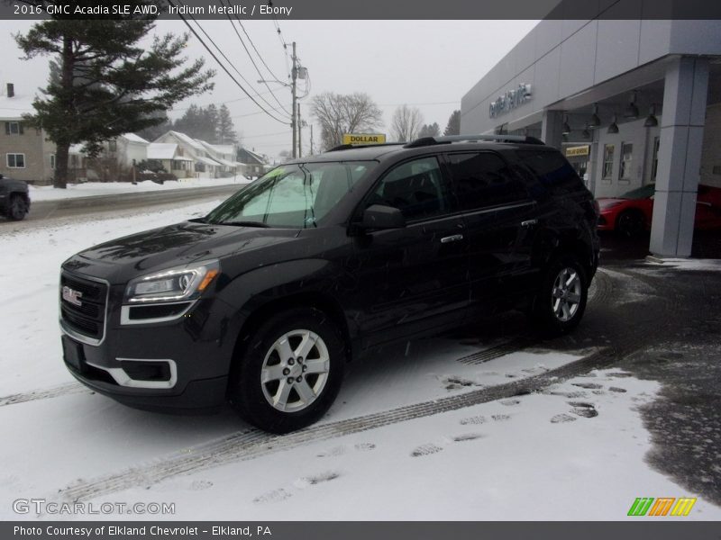 Iridium Metallic / Ebony 2016 GMC Acadia SLE AWD