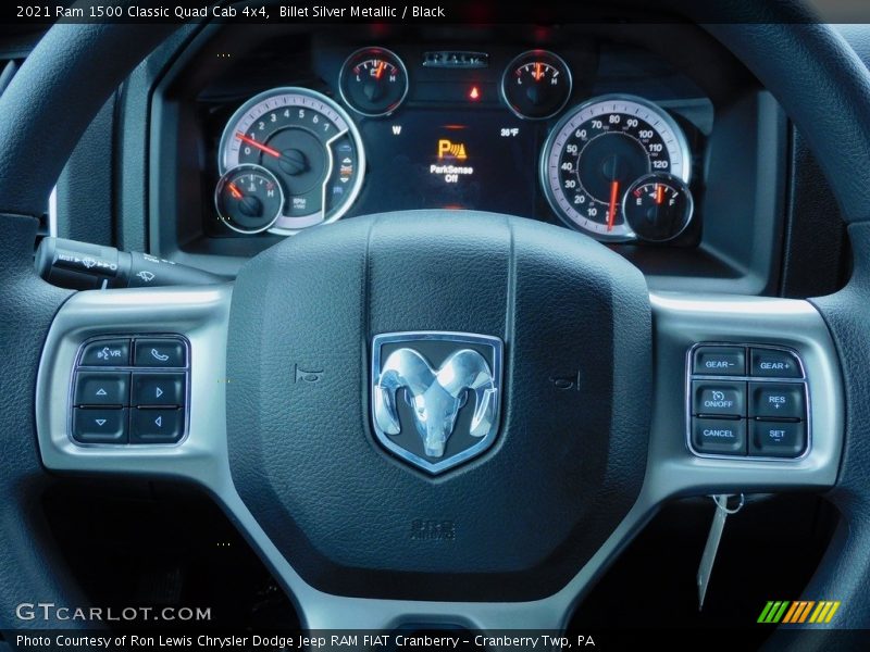 Billet Silver Metallic / Black 2021 Ram 1500 Classic Quad Cab 4x4